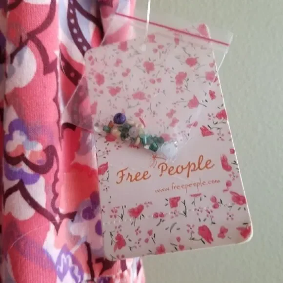 Free people Sun Dress. NWT. SZ L A-34.  A3416 - Picture 8 of 8
